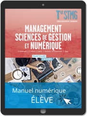 Management, Sciences de gestion et numérique Tle STMG (2020) - Manuel - Manuel numérique élève