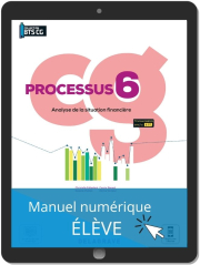 Processus 6 - Analyse de la situation financière BTS Comptabilité Gestion (CG) (2021) - Pochette - Manuel numérique élève