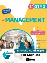 Management 1re STMG (2021) - Pochette - Manuel numérique élève