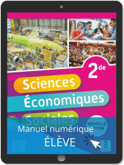 Sciences Économiques et Sociales (SES) 2de (2021) - Pochette - Manuel numérique élève