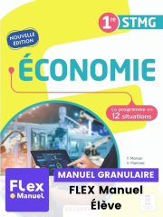 Économie 1re STMG (Ed. num. 2021) - Pochette - FLEX manuel numérique granulaire élève