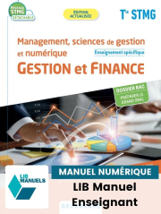 Réseaux STMG - Gestion et Finance Tle STMG (2022) - LIB Pochette numérique enseignant