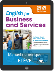 English for Business and Services - Anglais Bac Pro (2019) - Pochette - Manuel numérique élève