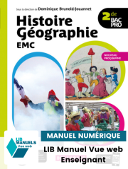 Histoire Géographie EMC 2de Bac Pro (Ed. num. 2021) - Manuel - Manuel numérique enseignant