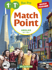 Match Point Anglais 1re, Tle Bac Pro (2020) - Pochette élève
