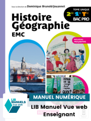 Histoire Géographie EMC 2de, 1re, Tle Bac Pro (2021) - Manuel - Manuel numérique enseignant