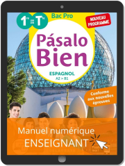 Pásalo Bien Espagnol 1re, Tle Bac Pro (2020) - Pochette - Manuel numérique enseignant