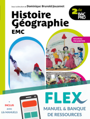 Histoire Géographie EMC 2de Bac Pro (2020) - Manuel - FLEX manuel numérique granulaire enseignant